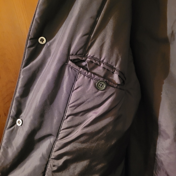 Club Monaco Men's Insulated Waterproof 3/4 Rain Jacket black XL - Picture 6 of 12